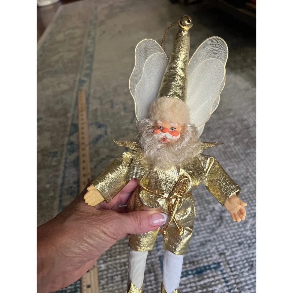 Vintage Mark Roberts Santa Elf Fairy Christmas Ornament 11' Collectors Gift